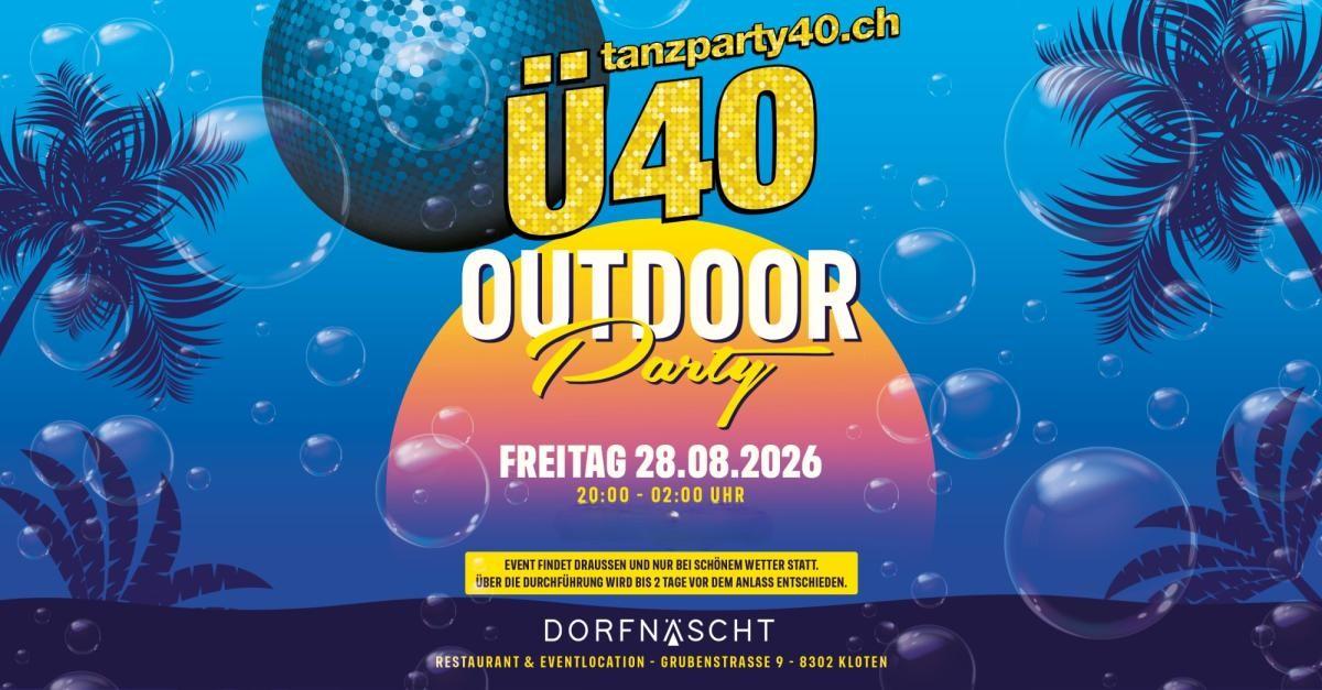 Dorfnäscht Kloten Ü40 Outdoor Tanzparty mit DJ Pe-Be